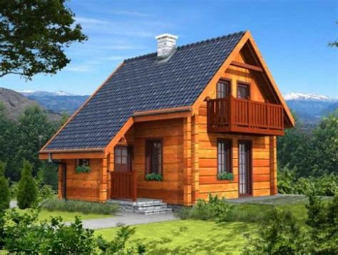 Drewniane Domy Domy Z Drewna Domy Całoroczne Domy Mieszkalne Projekt L 56