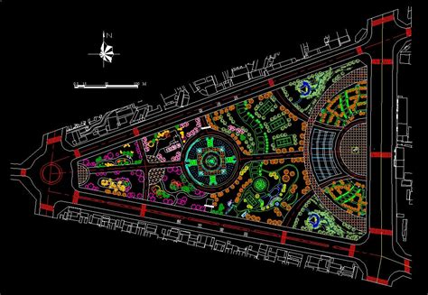 Residential Landscape Design 16 Cad Design Free Cad Blocksdrawings