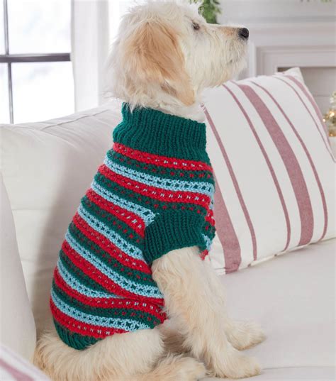 More free women's sweater patterns: How To Make a Stylish Knit Dog Sweater | JOANN