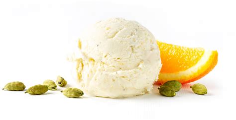 Orange Cardamom Tasty And Natural Ice Cream Natures Organic Ice Cream