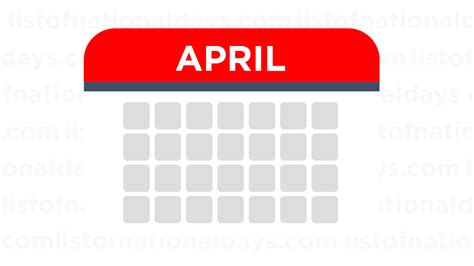 April National Days