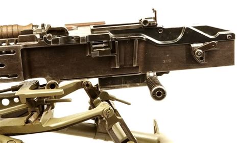 Deactivated Rare Nazi Vz37 Mg37t Heavy Machine Gun And Lafette Tripod