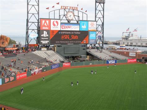 San Francisco Giants Seating Chart With Seat Numbers Two Birds Home