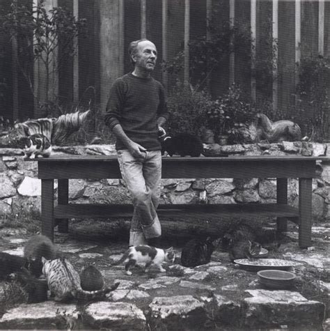 Edward Weston With His Cats Image By Imogen Cunningham Edward