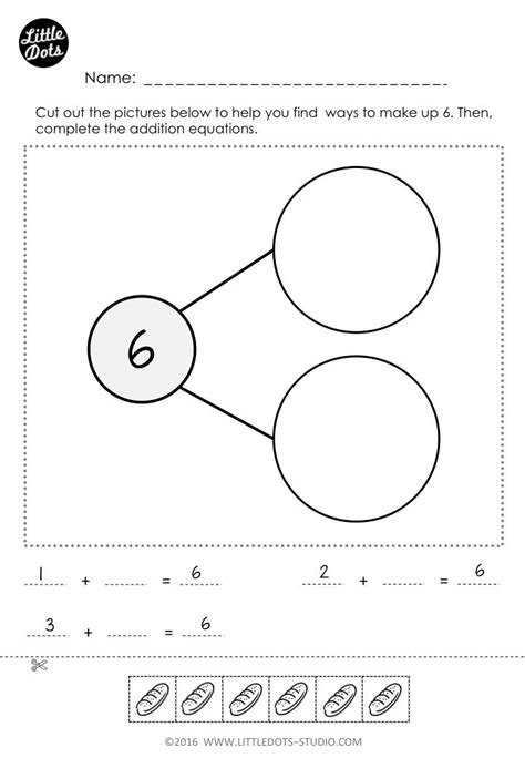 Free Number Bonds Worksheet Explore Different Way To Make Up The Numb Preschool Math