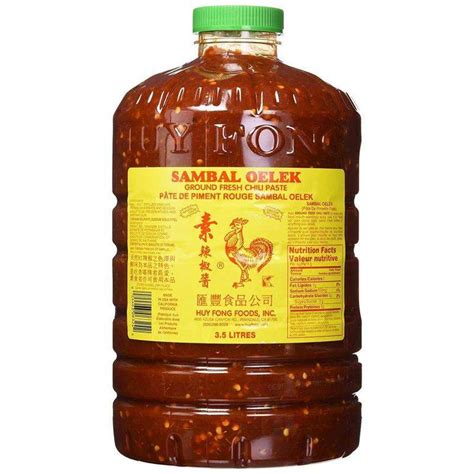 Huy Fong Sambal Oelek Ground Fresh Chili Paste 3 X 35 L Bulk Mart