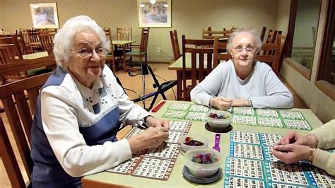 Seniors Enjoying Bingo At Huffman Place Youtube