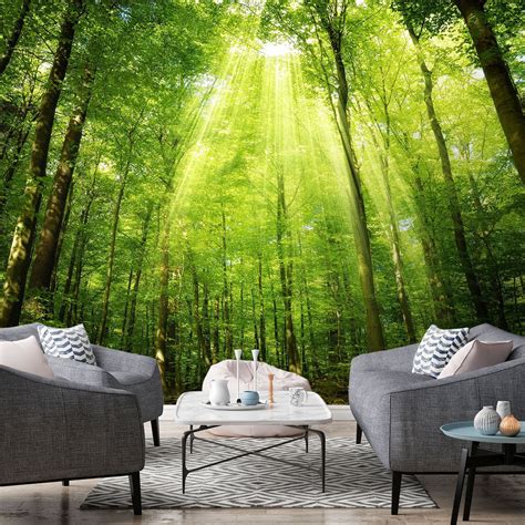 3d Green Forest 1507 Wall Murals Aj Wallpaper