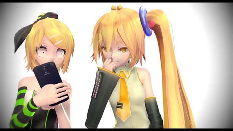Mmd Vocaloid Rin And Neru At A Wedding Dl Youtube