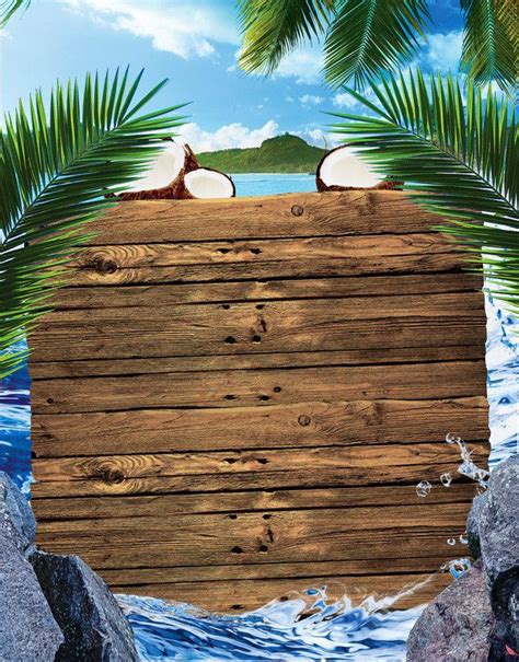 Palm Praia Tropical Areia Background Poster Background Design