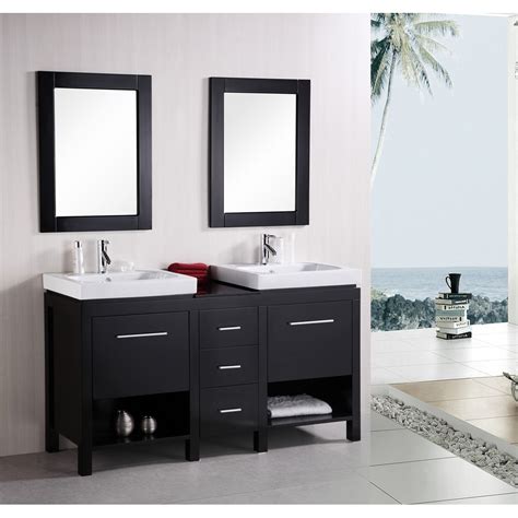 We are very selective when it comes to the brands of vanities we carry, picking only the finest models from the best manufacturers. Design Element New York 60" Contemporary Bathroom Vanity ...