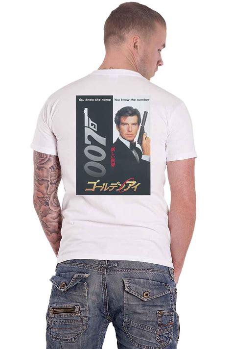 James Bond 007 Goldeneye Japanese Poster T Shirt Fruugo Us