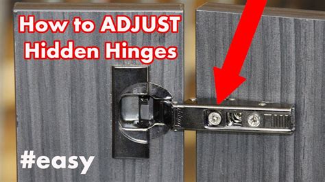 Don't completely expel the screws. How to Adjust Kitchen Cabinet Hinges - DIY - YouTube