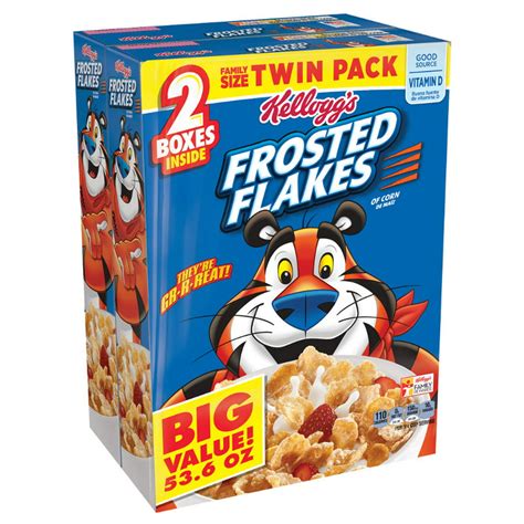 Kelloggs Frosted Flakes Cereal Twin Pack 536 Oz