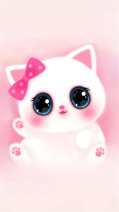 Pink Cute Girly Cat Melody Iphone Wallpaper Live Wallpaper Hd