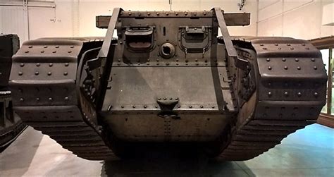 World War One British Mark Iv Male Tank In Brussels Royal Military