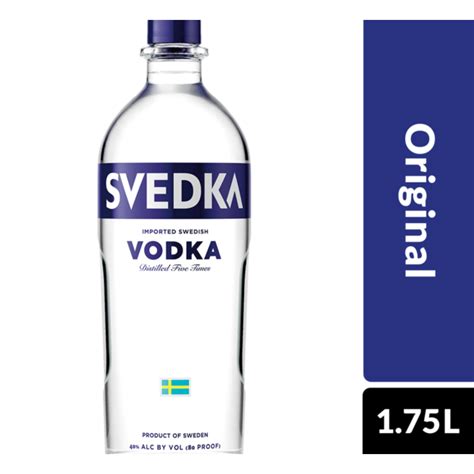 Svedka Vodka 175 L Bottle 80 Proof
