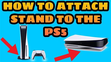 Ps5 How To Attach Standbase Horizontal And Vertical On Playstation 5