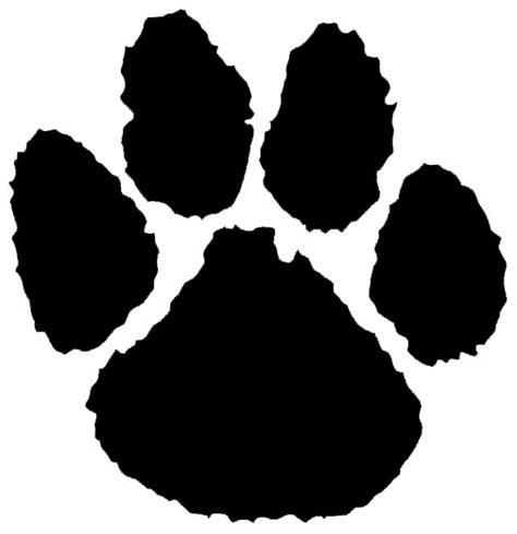 Black Panther Paw Print Clipart Best
