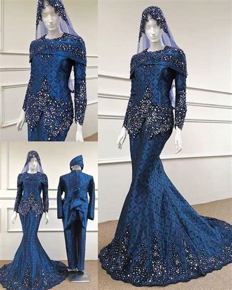 6,253 likes · 50 talking about this. Baju Pengantin Songket Biru Navy