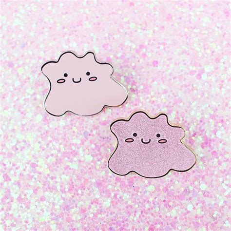 Ditto Pokemon Pins Buttons Enamel Pins Pokemon Pins Pin And Patches