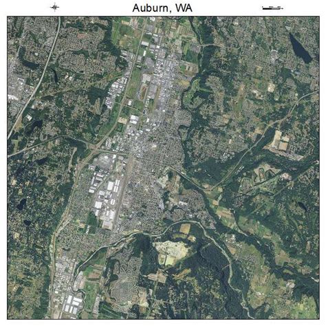 Aerial Photography Map Of Auburn Wa Washington