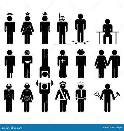 Stick Figures Military Stock Illustrations 2 Stick Figures Military