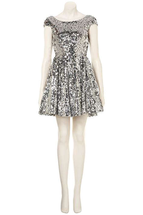 Sequin Skater Dress New In Topshop Outfit Dress To Impress Girl
