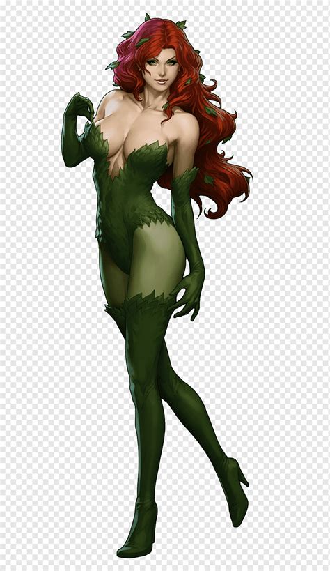 Ilustração De Dc Poison Ivy Hera Venenosa Batman Harley Quinn Diana