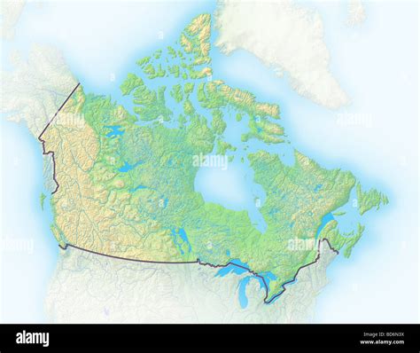 Canada Map High Resolution Stock Photography And Images Alamy