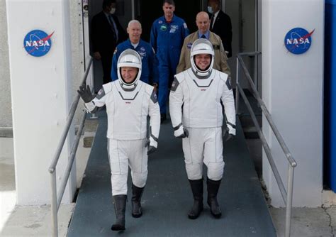 2 Us Astronauts Board Spacex Rocket For Historic Launch Whyy