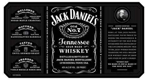 Jack daniels font family has approximately 400 glyphs including ligatures, alternates and special characters. Jack Daniel's Tennessee Whiskey - Graphis