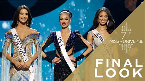St Miss Universe Top Final Look Miss Universe Youtube