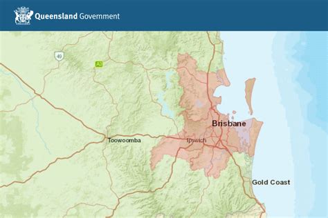 Exercise, shopping, necessary work and caregiving. Brisbane Lockdown Map / Neuron Mobility S Orange Hued ...