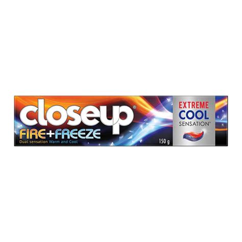 Close Up Fire Freeze Gel Plaque Removal Toothpaste 150 Gms Beuflix