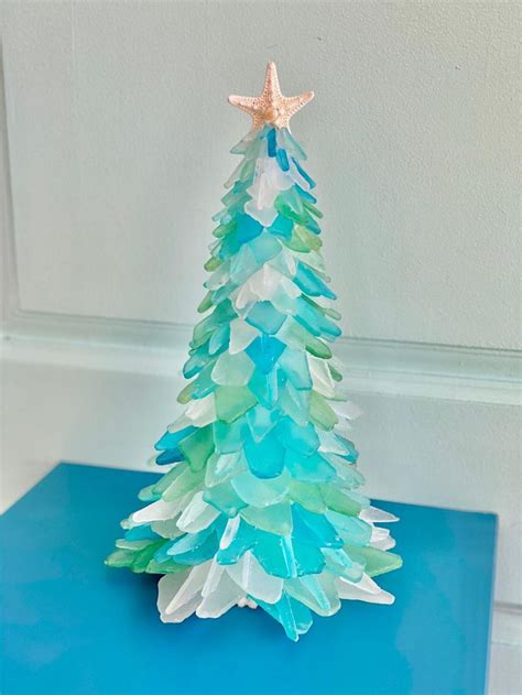 These Beautiful Sea Glass Christmas Trees Will Give Your Christmas A Tropical Feel In 2021