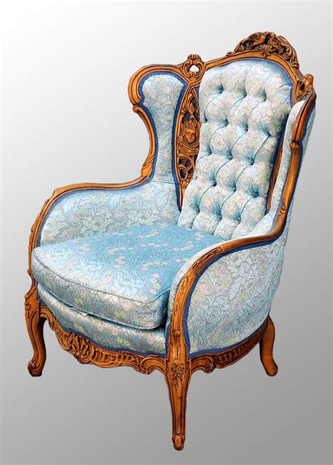 Carved Walnut French Victorian Chair With Heads And Birds Victorian