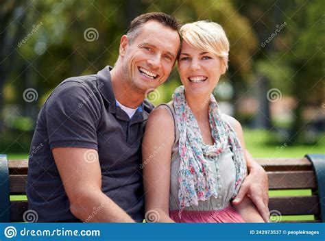 our bond grows stronger each day shot of a mature couple enjoying a romantic moment on a park