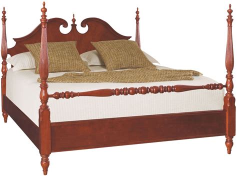 Cherry Grove Classic Antique Cherry Cal King Low Poster Bed 791 387r