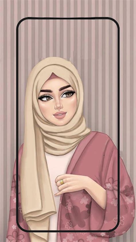 Hijab Muslima Cartoon For Android Muslim Girl Cartoon Hd Phone Wallpaper Pxfuel