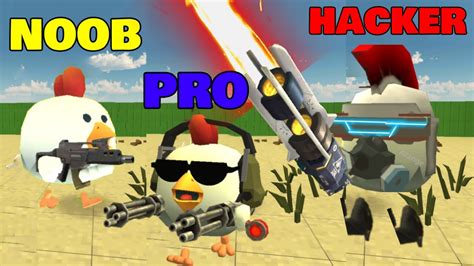 Chicken Gun Noob Vs Pro Vs Hacker Mọt Game 365