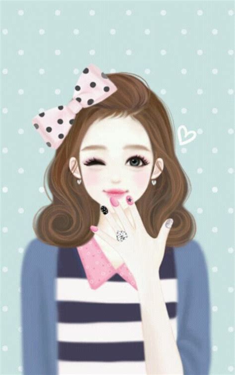 Terkeren 13 wallpaper cantik kartun korea rona wallpaper. Pin on muñecas adolecentes