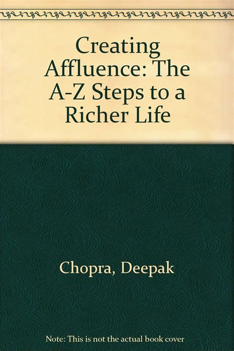 Creating Affluence Deepak Chopra 9780593044490 Books