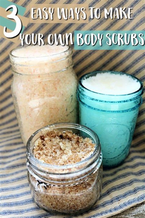 3 Easy Ways To Make Your Own Body Scrubs Moments With Mandi
