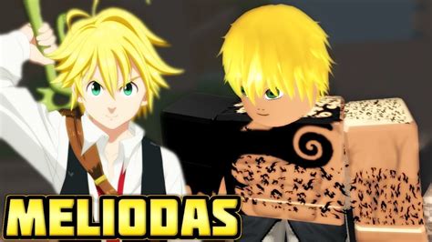 Becoming Meliodas From The Seven Deadly Sins In Nindo Rpg Beyond Roblox Youtube