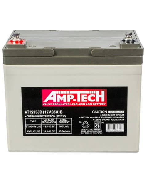 Amptech At12350d 12v 35ah Deep Cycle Sla Battery Electronic World