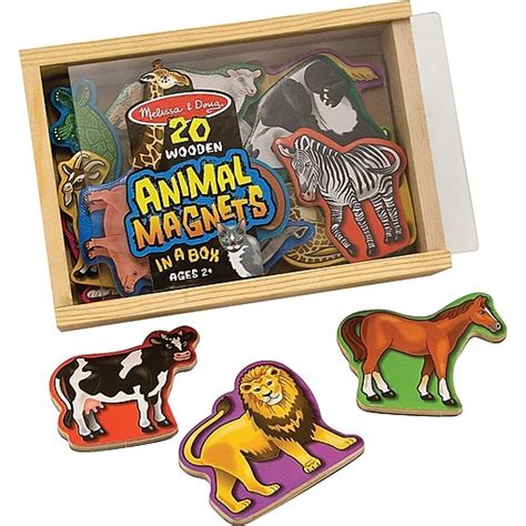 Melissa And Doug Wooden Animal Magnets At Staples