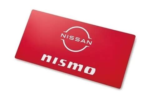 JDM OEM NISMO New Logo License Plate Mask RED RARE R35 GTR GT R R32 R34