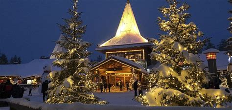 Santa Claus Village In Rovaniemi In Lapland Finland Arctic Circle