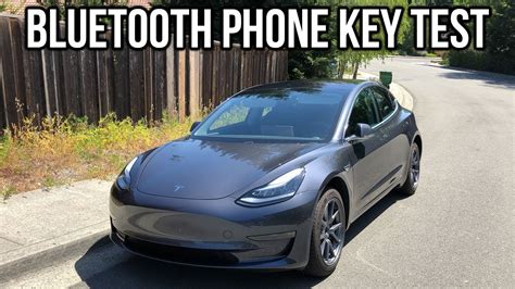 Tesla Model 3 Bluetooth Phone Key Distance Test Youtube